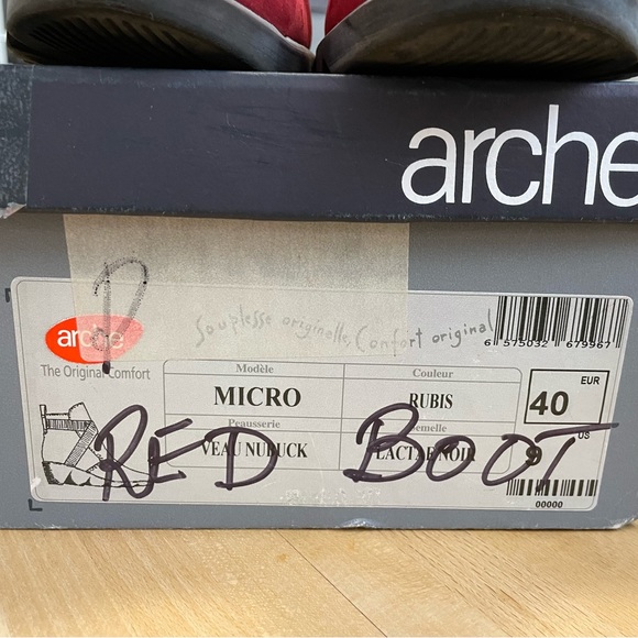 Arche Red Booties - Picture 4 of 4